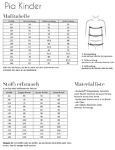 Papierschnittmuster Kleid Pia Kinder Fadenkäfer